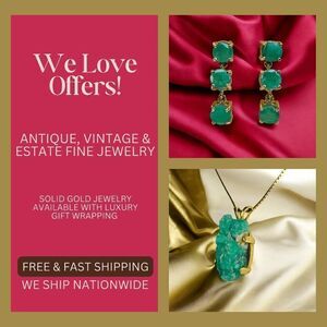 Vintage Estate & Antique Fine Jewelry Sale! Solid Gold 10k 14k 18k Fast Shipping
